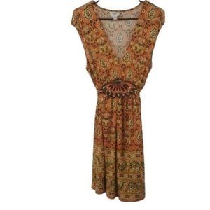 Eci New York sz xl paisley print shift dress